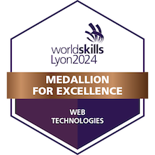 Image of medallion of excellence badge